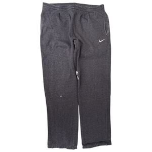 Nike Sweatpants Mens Large Gray Fleece Joggers Athletic Lounge